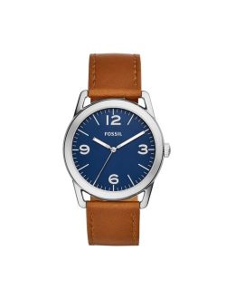 Men's Ledger Leather Watch (Style: BQ2304)