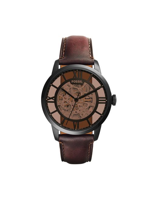 Fossil Men's Townsman Automatic Dark Brown Leather Dress Watch (Style: ME3098)