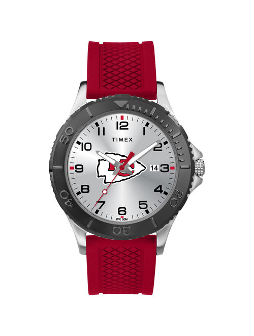 Timex - NFL Tribute Collection Gamer Red Men's Watch, Kansas City Chiefs