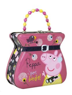 Belt Buckle - Peppa Pig - Black/Pink Metal Tin Case tin887517