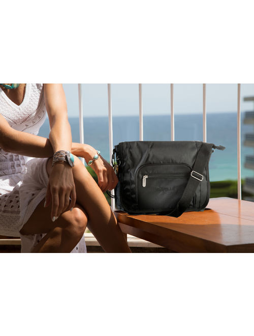 Lightweight Flapper Travel Everyday Crossbody Bag Multi Pocket Shoulder Handbag 9902