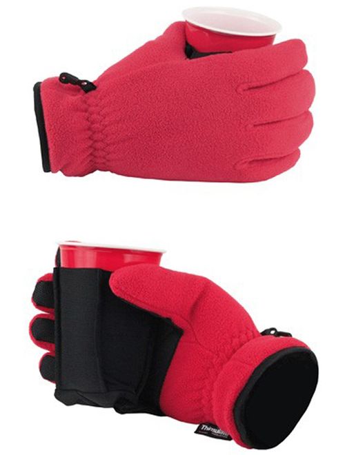 TailGator Thinsulate Fleece Winter Gloves Extreme Cold Weather Waterproof Gloves with Cup Holders