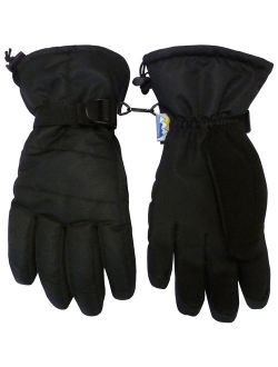NICE CAPS Mens Adults Thinsulate Waterproof High Performance Winter Snow Ski Skiing Gloves - For Cold Weather