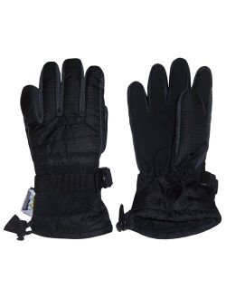 NICE CAPS Mens Adults Premium Waterproof and Thinsulate Lined Insulated Winter Ski Snowboarder Snow Gloves