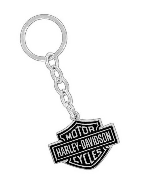 Black Bar & Shield Key Chain HDKD14, Harley Davidson