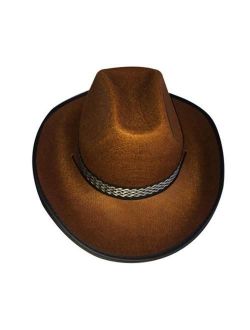 Adult Cowboy Brown Hat By Dress Up America