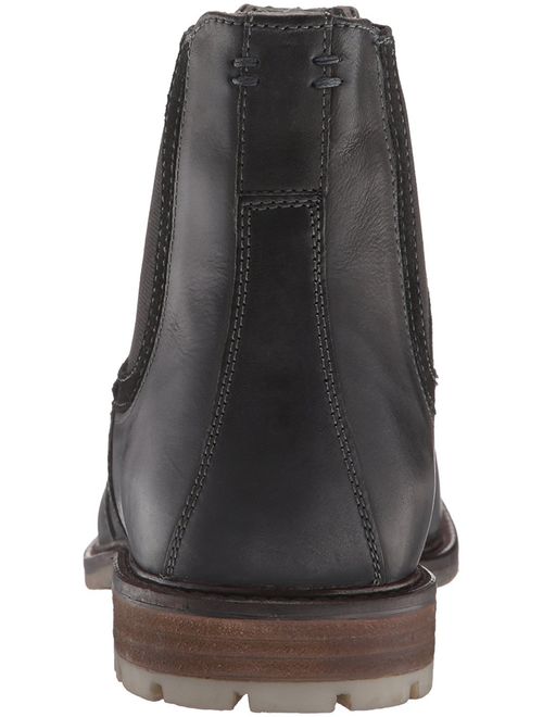Hush Puppies Men's Beck Rigby Chelsea Boot Black Leather 9.5 M US