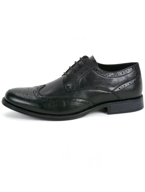 Alpine Swiss Zurich Mens Oxfords Brogue Medallion Wing Tip Lace Up Dress Shoes