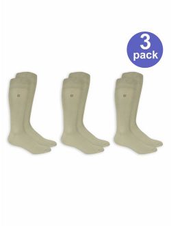 Solid Dress Socks, 3 Pairs