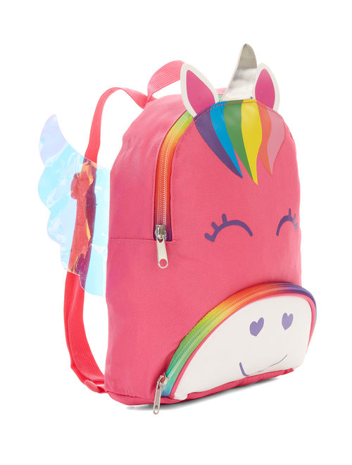 Carried Away Girls Hot Pink Unicorn Backpack With Wings