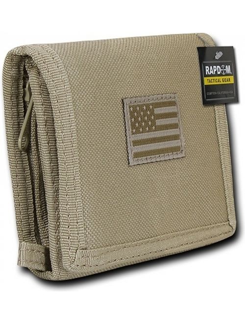 RapDom Tonal USA Flag Tactical Mens Wallet [Khaki]