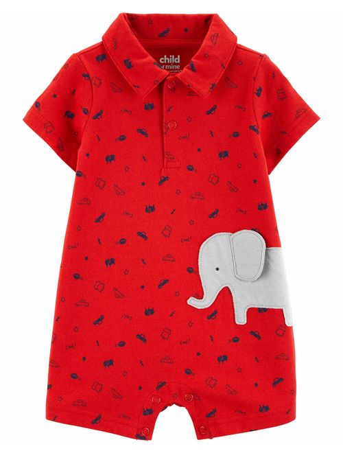 Child of Mine by Carter's Short Sleeve One Piece Romper (Baby Boys)