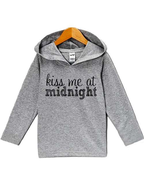 Custom Party Shop Baby Boy's Kiss Me At Midnight New Years Eve Hoodie Pullover - 6 Months