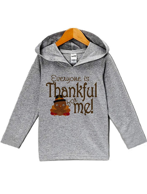 Custom Party Shop Baby's Thankful For Me Thanksgiving Hoodie - 24 Months