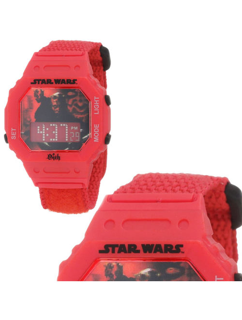 Kids' Darth Maul Digital Wrap Strap Watch