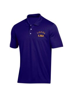 Purple LSU Tigers Classic Dot Mesh Polo