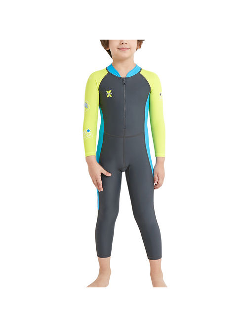Boys Girls Wetsuit One Piece Swimsuit UV Protection For Diving Swimming