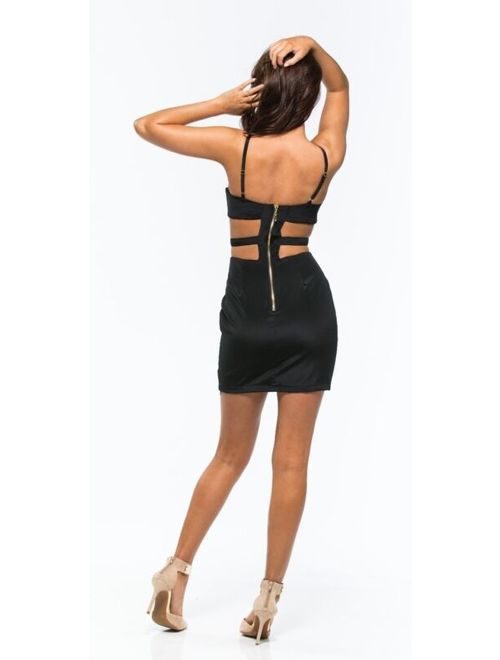 NAVEN NBD Bustier Mini Dress NWT Black - Size 0