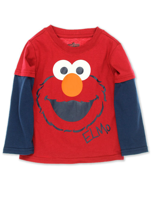 Sesame Street Elmo Toddler Boys Long Sleeve Tee 6A6380
