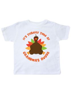 Thanksgiving Turkey Grandma Toddler T-Shirt