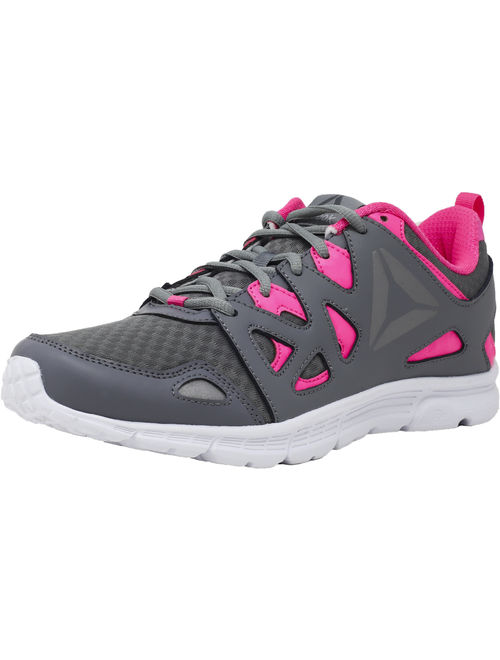 Reebok Women's Run Supreme 3.0 Mt Grey / Solar Pink Pewter White Ankle-High Running Shoe - 11M