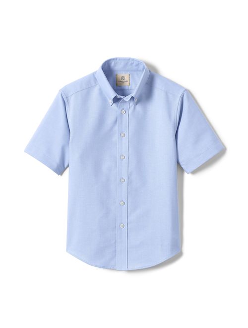 Lands' End Boys School Uniform Short Sleeve Oxford Shirt (Little Boys & Big Boys)