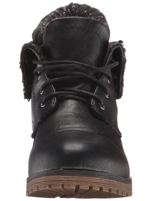 Lucky Brand REFRESH WYNNE-01 Women's Combat Style lace up Ankle Bootie
