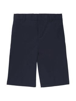 Boys School Uniform Adjustable Waist Twill Flat Front Short (Little Boys & Big Boys)