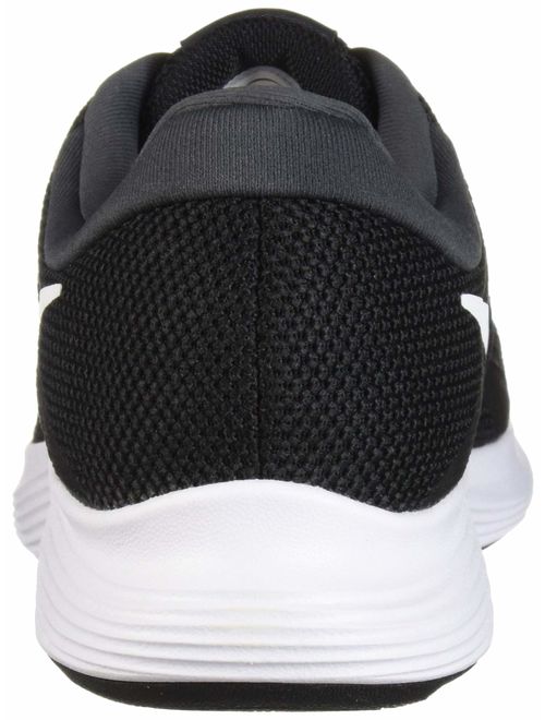 Nike Men's Revolution 4 Running Shoe, Black/White - Anthracite, 9.5 Wide US