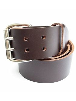 Mens Heavy Duty Brown Leather Work/Tool Belt 2" Wide (36)