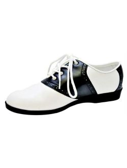 MorrisCostumes HA64BW9 Shoe Saddle Black With Womenn-9