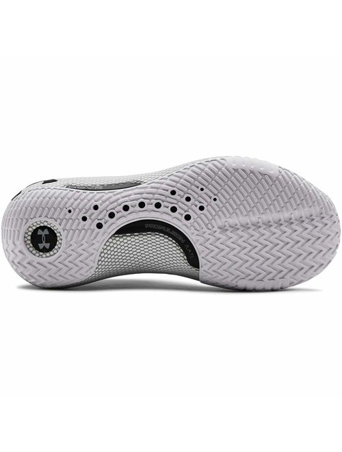 Under Armour Men's HOVR Havoc 2 Basketball Shoe, Mod Gray (101)/White, 7.5