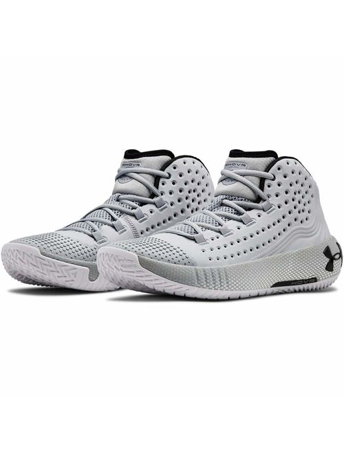 Under Armour Men's HOVR Havoc 2 Basketball Shoe, Mod Gray (101)/White, 7.5