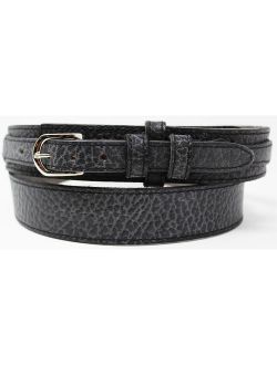 American Bison Buffalo Western Leather Ranger Belt Strap 1.5" Black Brass 26AA64