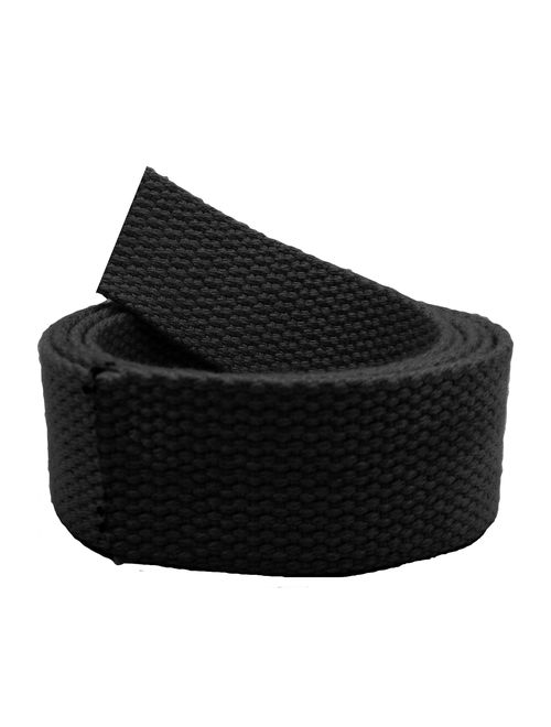 Replacement Canvas Web Belt 1.25 Military Width Small Black
