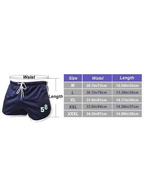 Men Athletic Shorts Running Jogger GYM Trunks Boxers Casual Short Pants PLUS