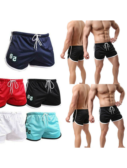 Men Athletic Shorts Running Jogger GYM Trunks Boxers Casual Short Pants PLUS