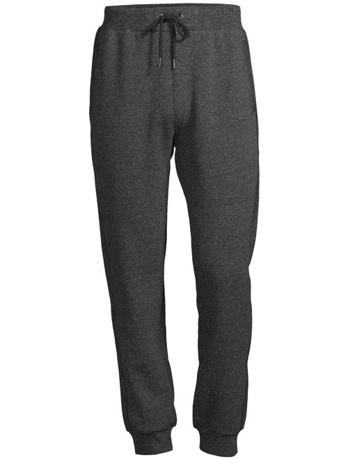 No Boundaries Men's Sherpa Lined Sweatpants Jogger, up to size 2XL