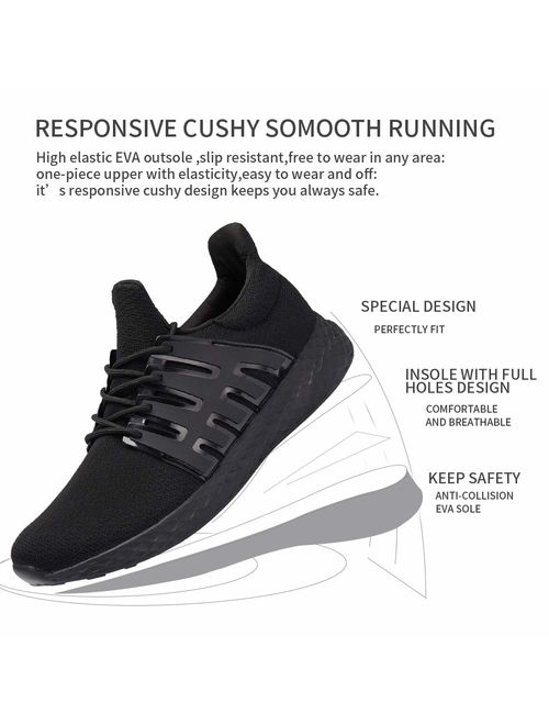 WXQ Men's Running Shoes Fashion Breathable Sneakers Mesh Balenciaga Look Lightweight Walking Shoes