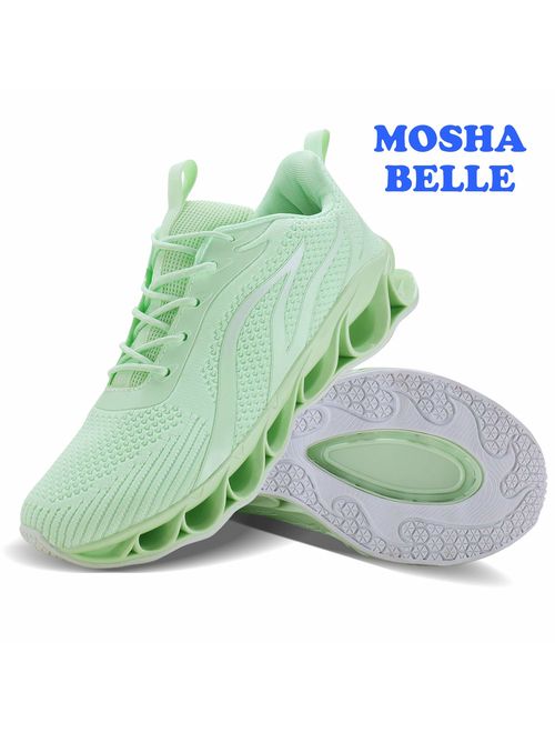 MOSHA BELLE Men Athletic Shoes Mesh Blade Running Walking Sneaker