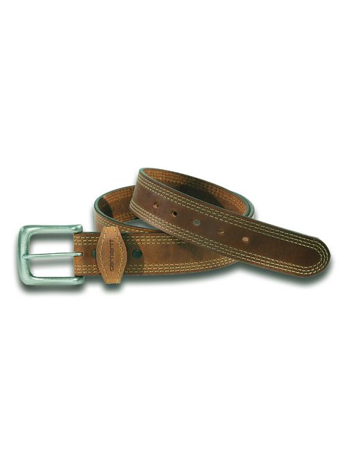 Carhartt Men's Leather Adjustable Buckle Signature Casual Belt