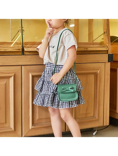 Baby Girls Kids Mini Messenger Crossbody Bag Bowknot Handbag Shoulder Bag