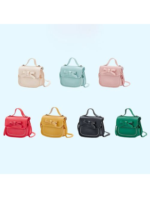 Baby Girls Kids Mini Messenger Crossbody Bag Bowknot Handbag Shoulder Bag