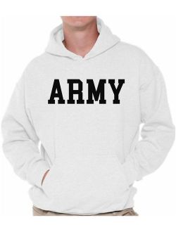 Army Hooded Sweatshirt Army Pullover Army Jumper Army Hooded Adult Crewneck Military Sweater Military Hoodie for Men Military Pullover Homecoming Outfit