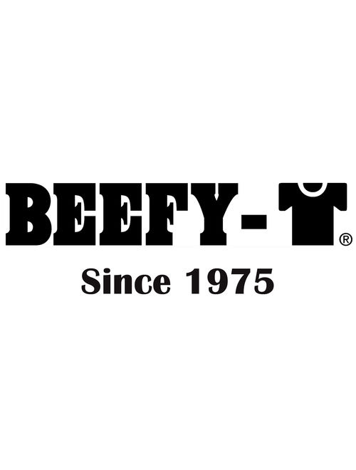 Hanes Men's and Big Men's Beefy Heavyweight Long Sleeve Raglan Colorblock Henley, Up To Size 3XL