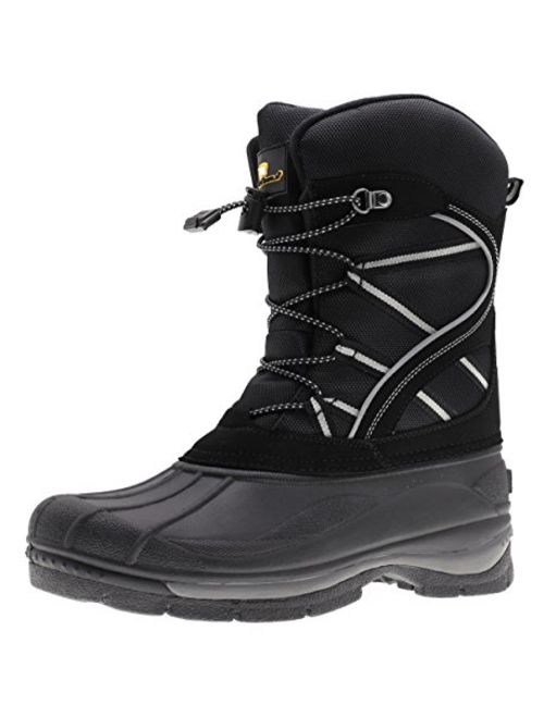 Arctic Shield Mens Warm Comfortable Insulated Waterproof Durable Outdoor Ski Winter Snow Boots