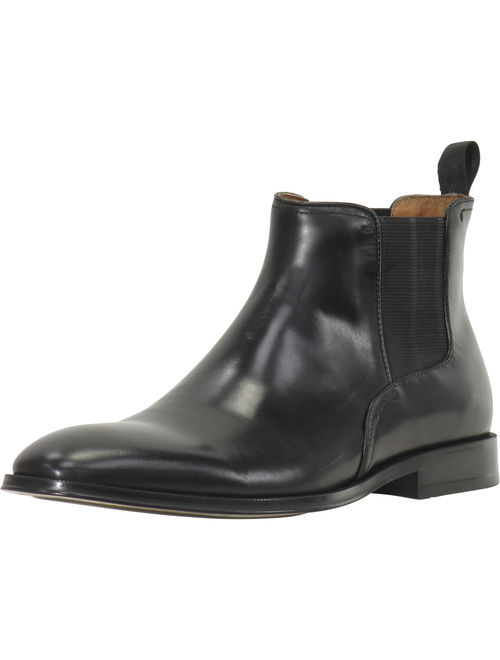 florsheim men's belfast plain toe gore chelsea boot, black (8.5 d)