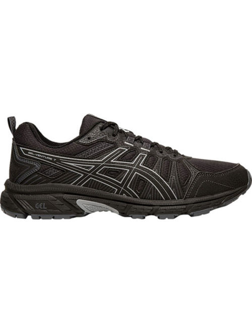 ASICS Men's Gel-Venture 7 Running Shoes, 9.5M, Black/Sheet Rock