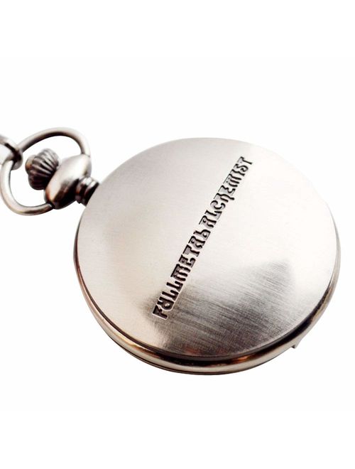 Fullmetal Alchemist Pocket Watch with Chain Box for Cosplay Accessories Anime Merch