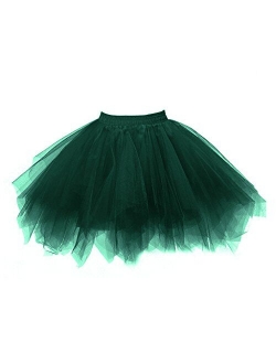 Topdress Women's 1950s Vintage Tutu Petticoat Ballet Skirt (26 Colors)